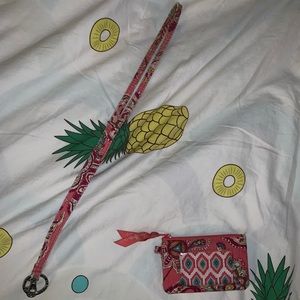 Vera Bradley lanyard set